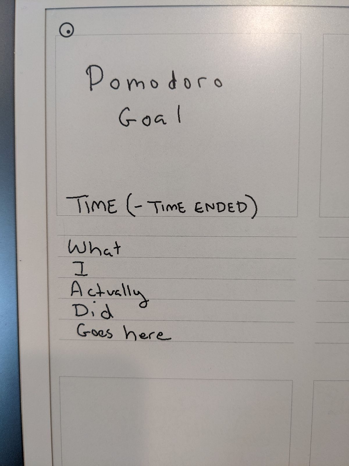 pomodoro outline