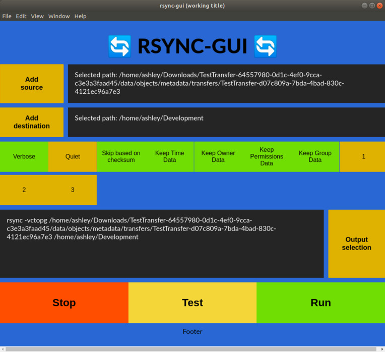 rsync