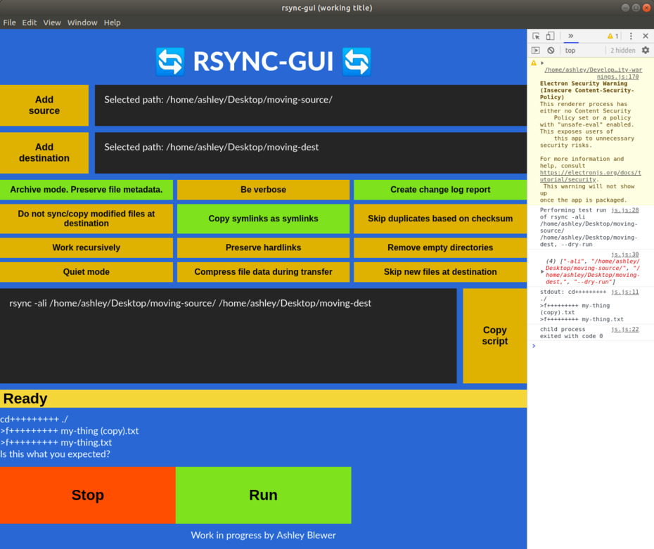 rsync